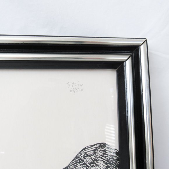 RARE! VINTAGE Stein Comic Art Collectable ‘Rocks’ Signed Print 68/500 Framed - Picture 2 of 10